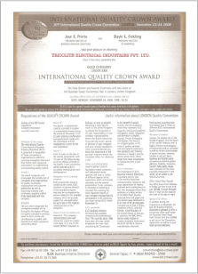 international Quality Crown Award